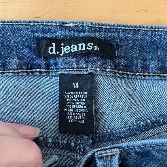 NWOT d.jeans Skinny Ankle Jeans 14 - Picture 4 of 5